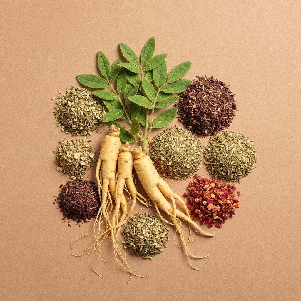 Traditional herbal adaptogens and botanical ingredients